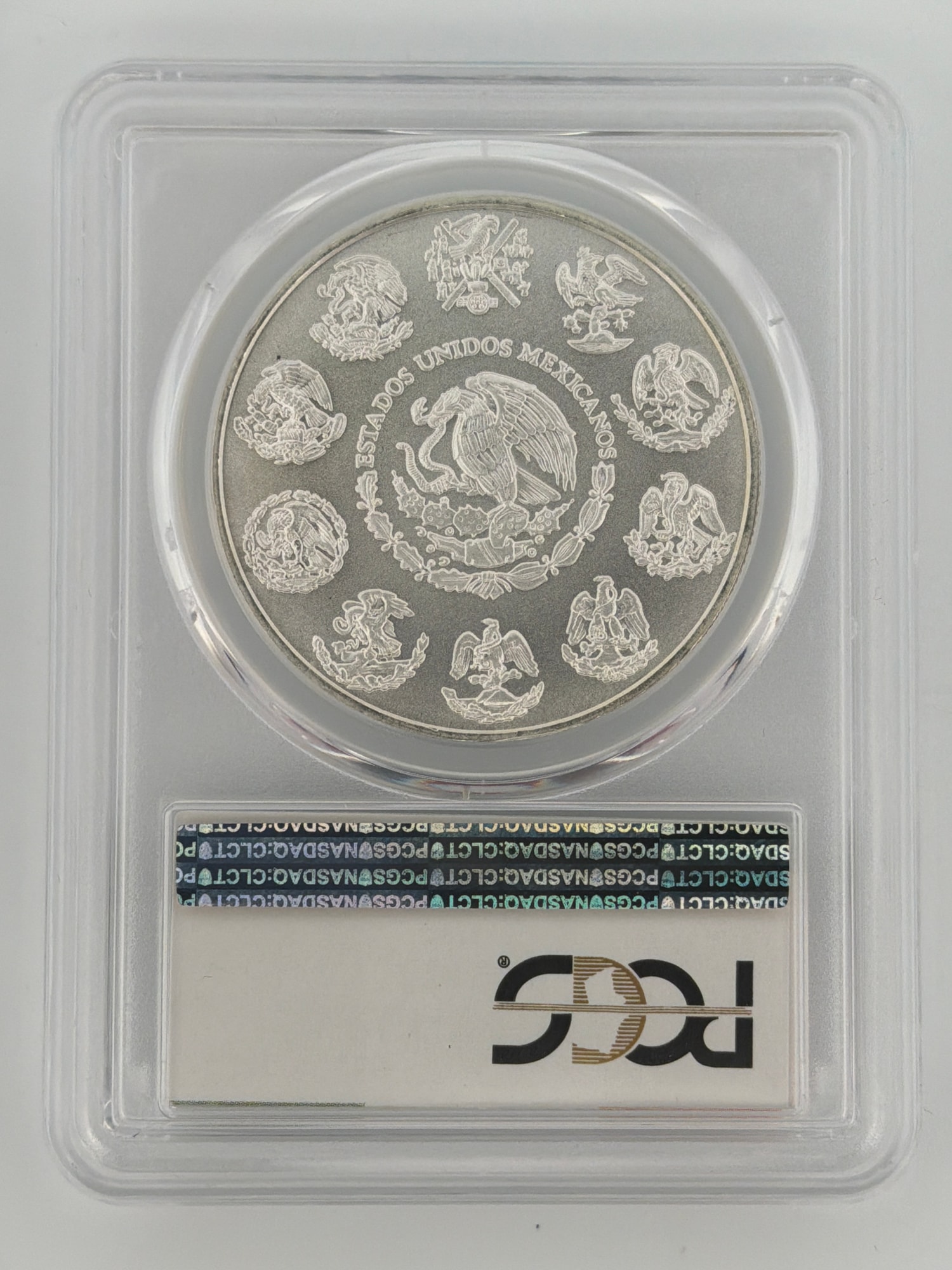2016-Mo Mexico Silver Libertad 1 Onza PCGS MS70