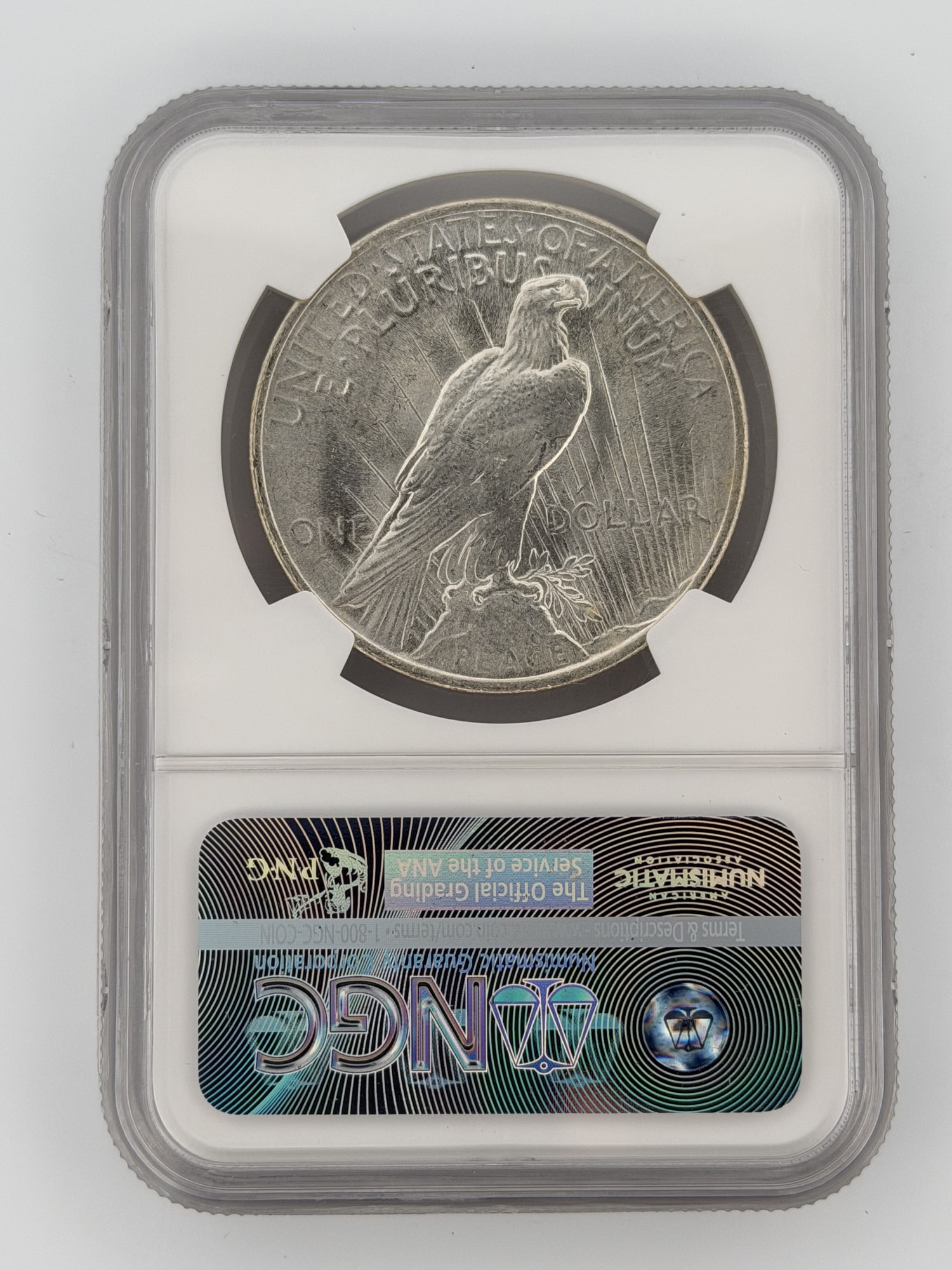 1922 Peace Dollar NGC MS-63 | Certified Uncirculated Silver