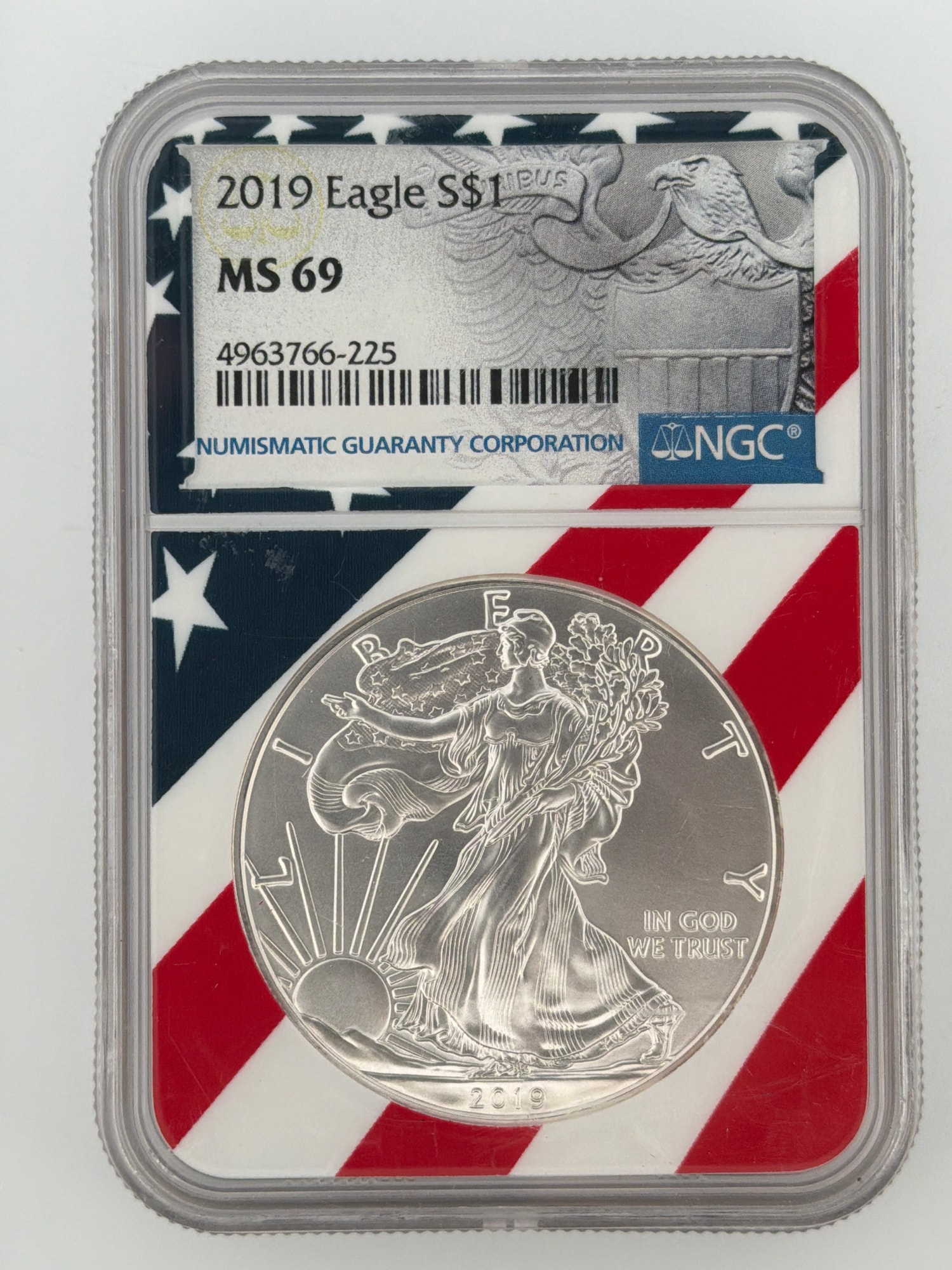 2019 American Silver Eagle NGC MS 69 | Lone Star Coins